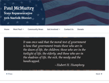 Tablet Screenshot of paulmcmurtry.org